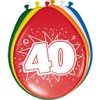 Folat 08240 40th Birthday/Anniversary Balloons, 8 pieces