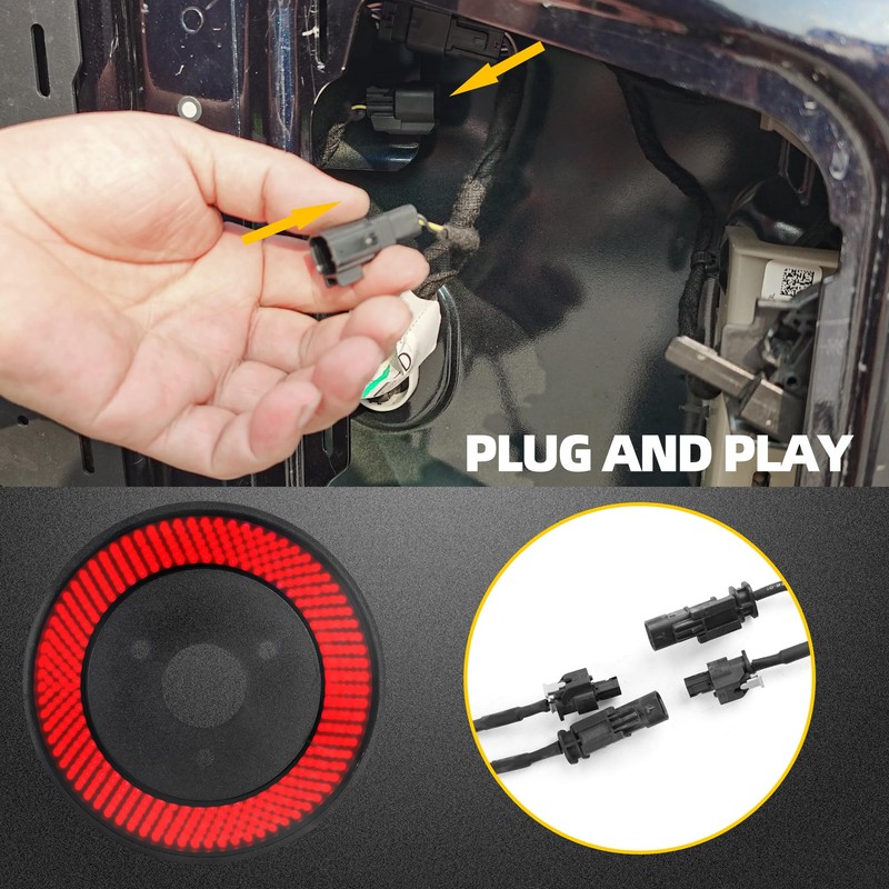 Riasdy Spare Tire Brake Light Plug & Play Third BrakeTail