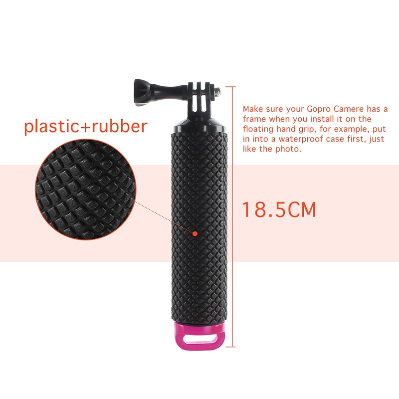 Geila Waterproof Floating Hand Grip Tripod Stick Handle Mount Accessories