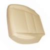 Priprilod Tan Leather Driver Side Bottom Replacement Seat Cover Compatible
