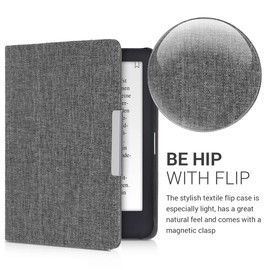 Kwmobile Protective Cover Case for Tolino Shine 3, Faux Leather