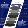 25 Pack Universal Grinding Wheels, 4-1/2" x1/4" x7/8" Grinding Disc