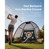 YOREPEK Golf Practice Net, 10x7ft for Backyard Driving Real Golf