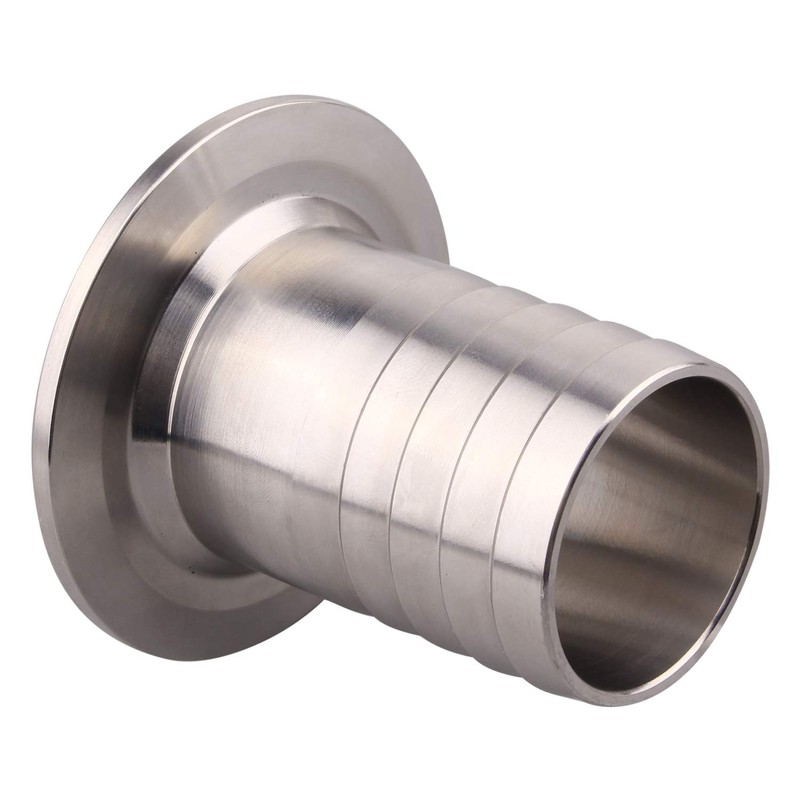 DERNORD 2" Tri Clamp to 1.5" Hose Barbed Adapter SUS304