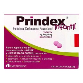 Prindex Children's Antiperspirant Mast Con 20 Tablets