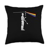 Funny Physics Science Spectral Juggler Rainbow Lights Throw Pillow