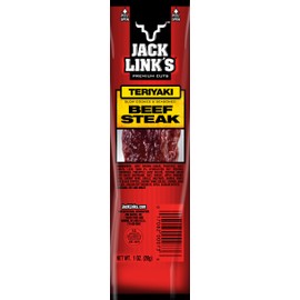 Jack Link's Premium Cuts Beef Steak, Teriyaki, 1-Ounce (Pack of 12)