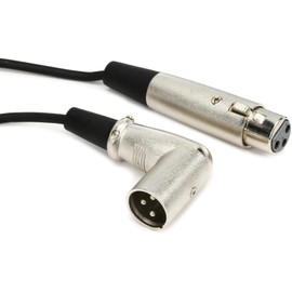 Hosa XRR-103 Right Angle Cable XLR3F - XLR3M 3 Feet
