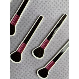 5pc. Makeup Brush Resin Planar Flatback, Makeup Cabochon, Bow Center, Lipstick,