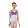ZYXWVU Girls Velvet Sleeveless Ballet Dance Leotards with Bow Shoulder