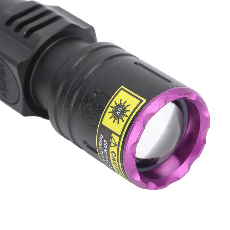UV 395nm Flashlight USB Rechargeable Portable Handheld UV Flashlight Detection