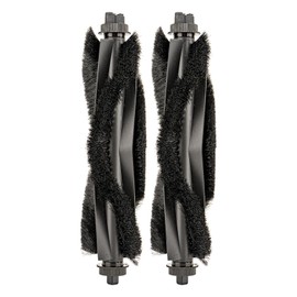 BRUVISH (2 Pack) L60 L50 Replacement Roller Brushes Compatible with eufy L60, L60 Hybrid, L60 SES, L50 SES, L50 Series Robot Vacuum, Main Brush Accessories Kit, Multi-Surface Brush