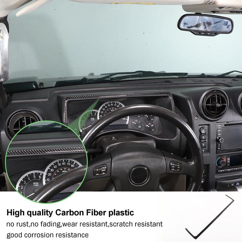 PIUGILH Dashboard Speed Meter Display Panel Sticker Cover Compatible with
