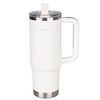 30 oz Tumbler With Handle Lid and Straw,Leak Proof Stainless