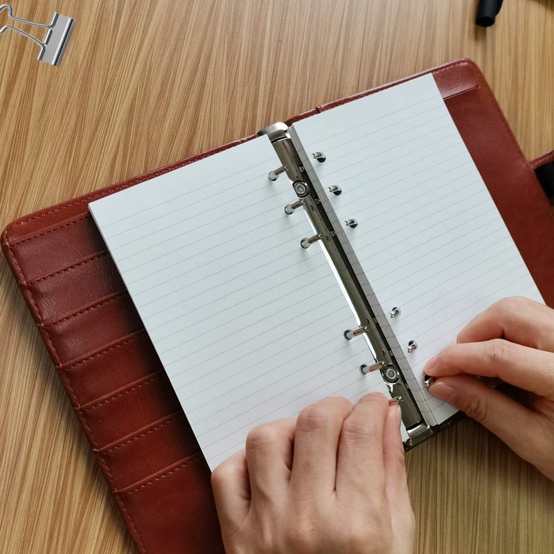 200 Sheets A6 Lined Paper for Filofax Personal Binder Planner,