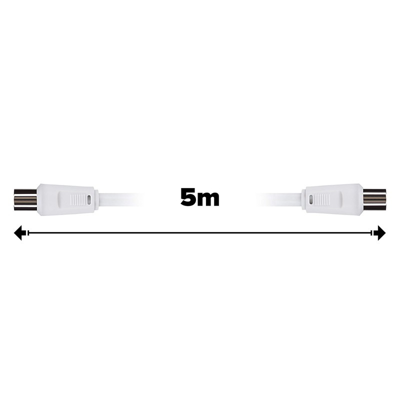 Maplin RF Male to RF Male Connector TV Aerial Coaxial