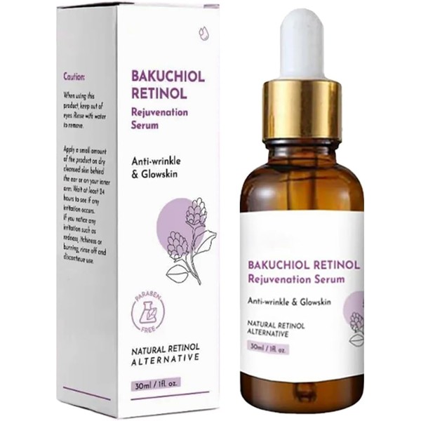 Venature Bakuchiol Retinol Rejuvenation Serum, Anti-wrinkle and Glowskin, 30ml