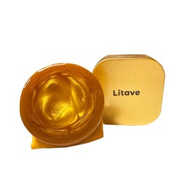 Litave Violin, Viola & Cello Rosin – Light, Low-Dust Resin for Better Sound Quality in Double Bass, Erhu & Other String Instruments – Premium Gift for Beginners & Musicians (Gold)