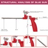 Pack of 3 Gun Foam PU Foam Gun, Construction Foam