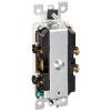 Leviton Decora Combination Switch 20A 120277V Single Pole White Thermoplastic
