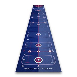 Wellputt - 13ft Golf Putting Training Mat - Special Edition Stars & Stripes