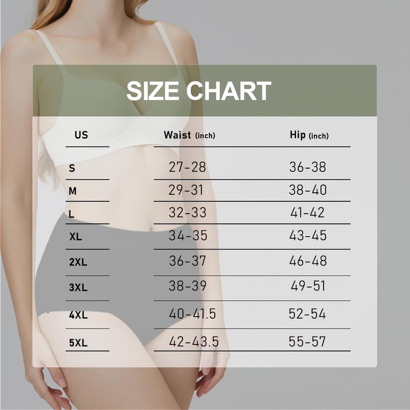 BATTEWA Underwear for Women Leakproof Urine,High Waisted Washable Asorbency Incontinence