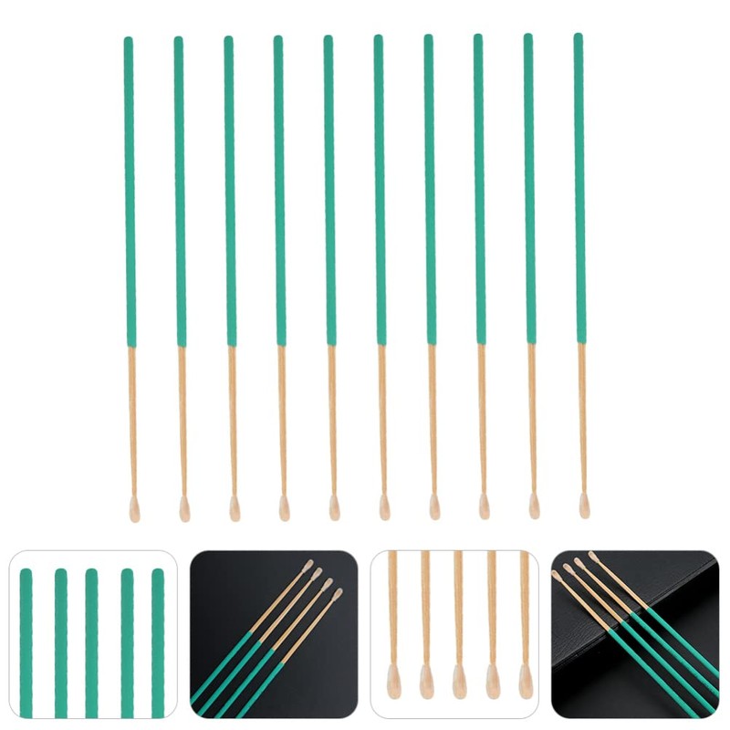 10Pcs Bamboo Ear Picks with Anti-Skid Handle Ear Wax Removal