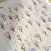 5D Embossed Flowers Nail Art Stickers Floral Nail Decals Spring