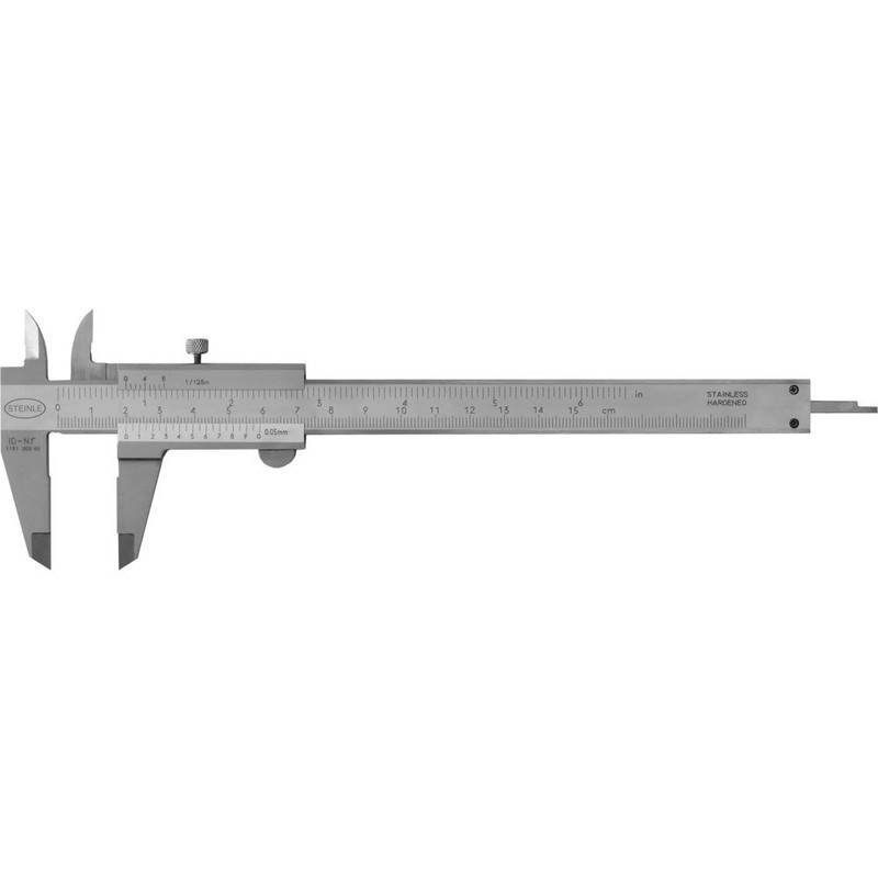 STEINLE 1102 Pocket Vernier Caliper 150 mm with Locking Screw