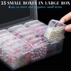 16 pieces small storage boxes (5.5 x 5.5 x 2