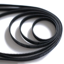 Lokkr 6PCS 3D Printer Timing Belt 2GT-6 Closed Loop Rubber Belt Set, Synchronous Closed Timing Belt, Perimeter 110mm, 158mm, 200mm, 300mm, 400mm, 610mm Width 6mm for CNC Machine, Motor Belt, 3D Printer