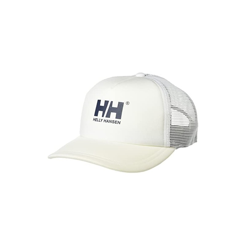 Helly Hansen HC92301 HH Logo Mesh Cap, Unisex, white