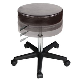 Master Massage Beauty Rolling Swivel Hydraulic Stool, Coffee Luster