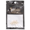 18K Gold Plated Pearl Removable Clasps 7x10mm Hole Ring Size