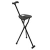 Dodoam Folding Cane with Seat，Tripod Chair Seat Stool Heavy Duty