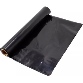 TEXALAN Black Plastic Sheeting Roll for Painting, Plastic Tarp, Concrete Moisture, Vapor - 10x100ft - 4mil