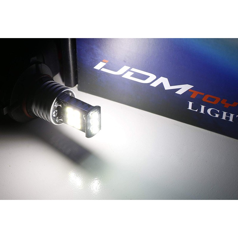 iJDMTOY Super Bright Xenon White P13W High Power 15-SMD Replacement