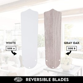 Portage Bay 51491 Cherry Hill Ceiling Fan, 42, White