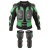 Kids Motorcycle Jacket Dirt Bike Gear,Motocross Spine Chest Protector Armor