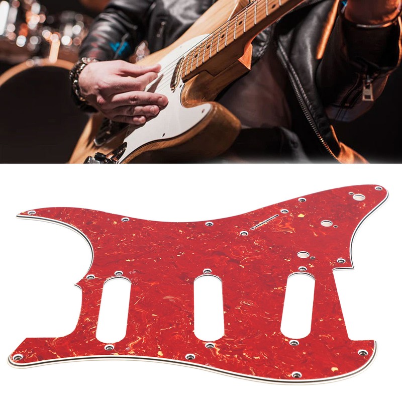 Guitar Pickguard Replacement Aluminum Foil Shielding PVC Scratch Protection Guitar
