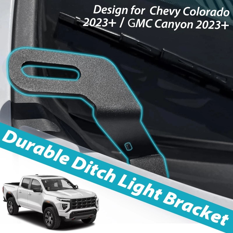 TECHPICCO Ditch Light Bracket Compatible with Chevy Colorado/GMC Canyon 2023