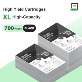 CINKCOCO 67XL Replacement for Hp 67xl Black Ink Cartridge Works for HP DeskJet 2755e 2700 2855e 2800 4155e 4255e 2755 2852e Envy 6055e 6000 6455e (2 Black)