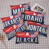 South Dakota Throw Pillow Cover 12x20 Set 2, South Dakota