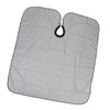 Hair Cut Cape Striped Polyester Waterproof Smooth Surface Neckline Adjustable