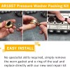 jayzhou AR1857 Pressure Washer Packing Kit AR1828 Water Pump Check