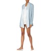 PJ Harlow Women's Shelby Lounge Jacket, Morning Blue, Large