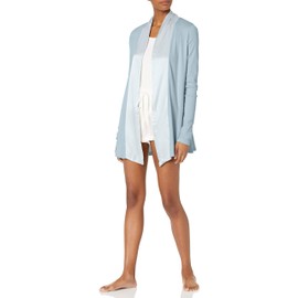 PJ Harlow Women's Shelby Lounge Jacket, Morning Blue, Large