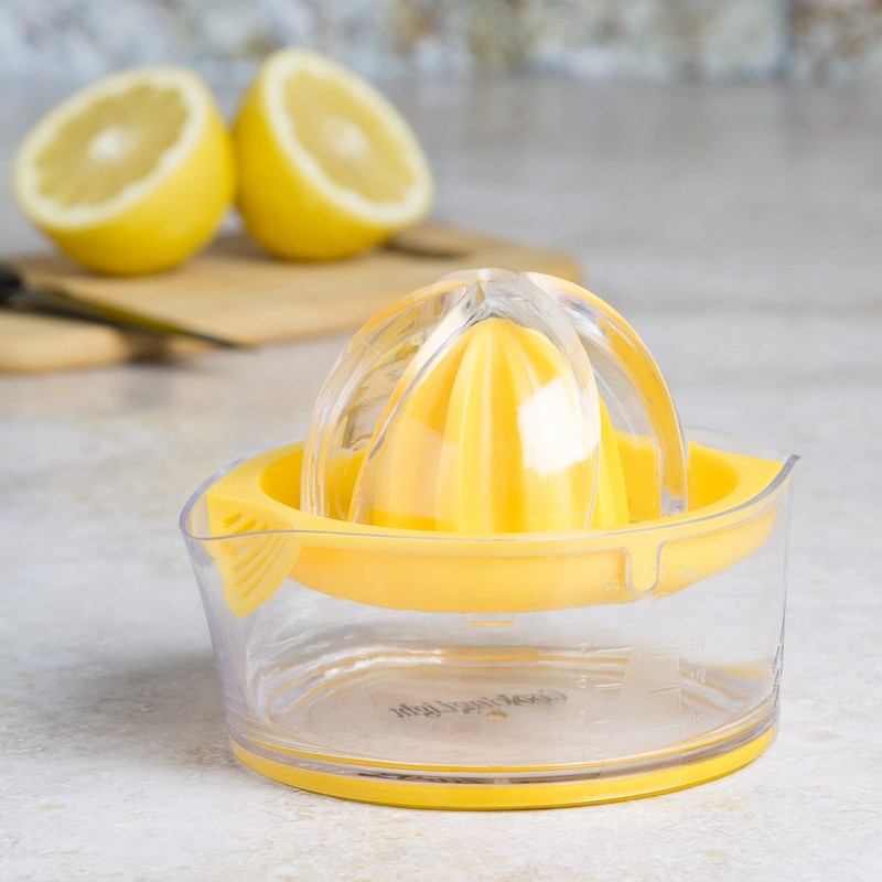 Citrus Juicer w Measuring Cup Yellow
