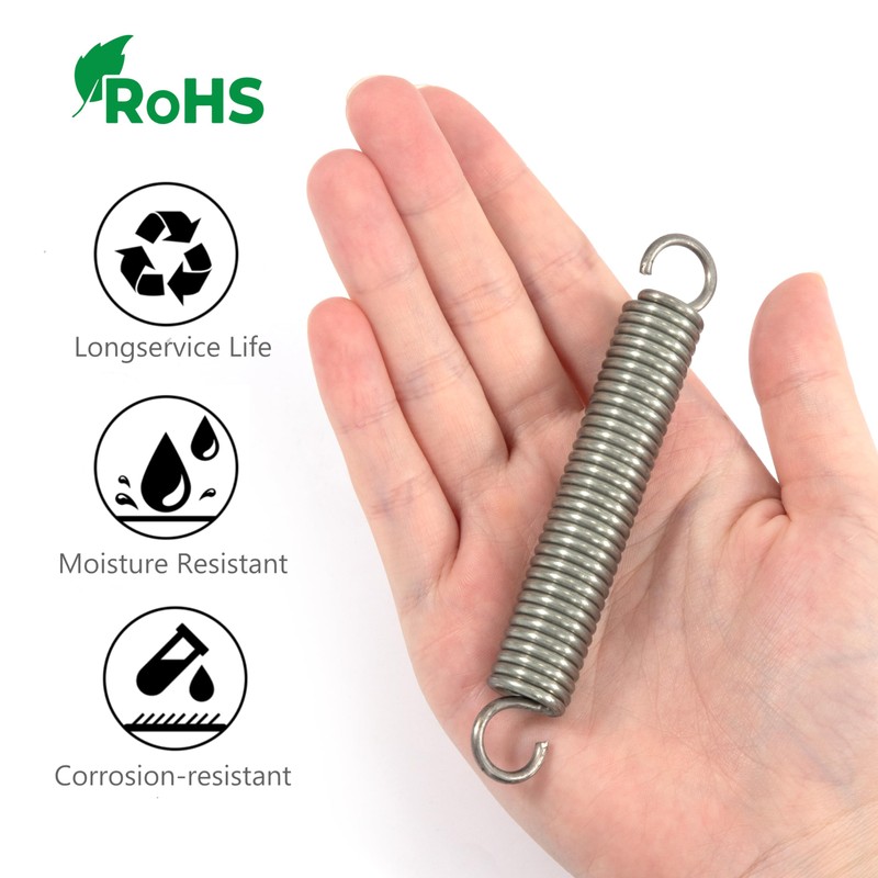 GUNGY Tension Springs with Hooks Stainless Steel Tension Spring 100