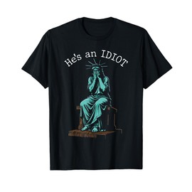 Statue of Liberty Holding Resist Yard Sign Anti Trump T-Shirt